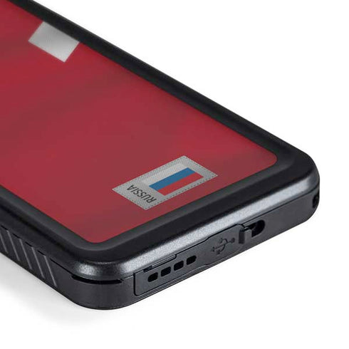 Russia Soccer Flag Galaxy S24 Waterproof Case